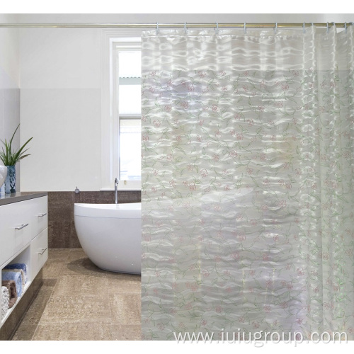 PEVA Shower Curtain with Ocean Design Printing